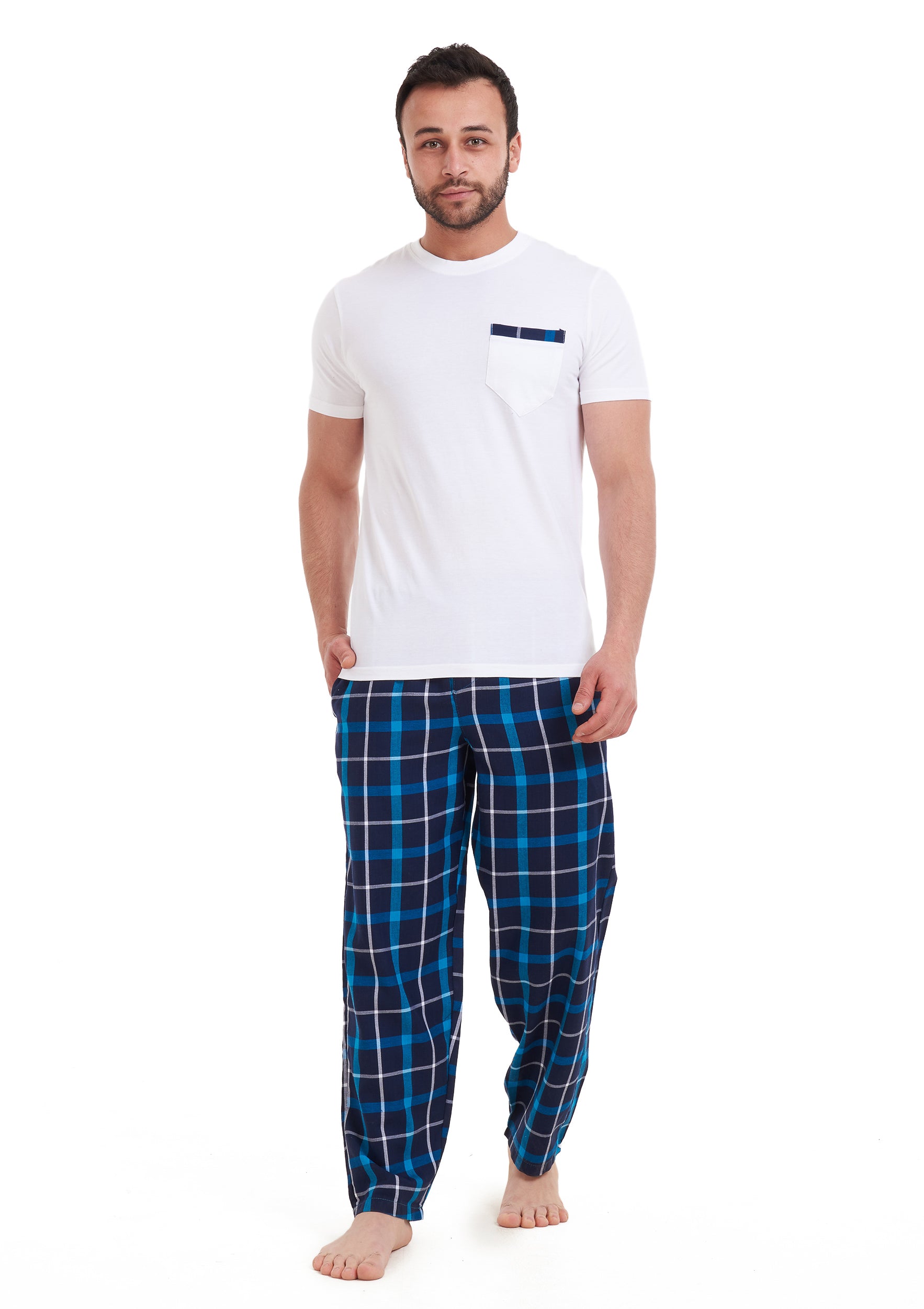 Aqua Checkered pajama